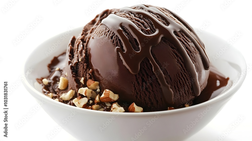 Rich Chocolate Fudge Ice Cream Delight Rich Chocolate Fudge Ice Cream Delight