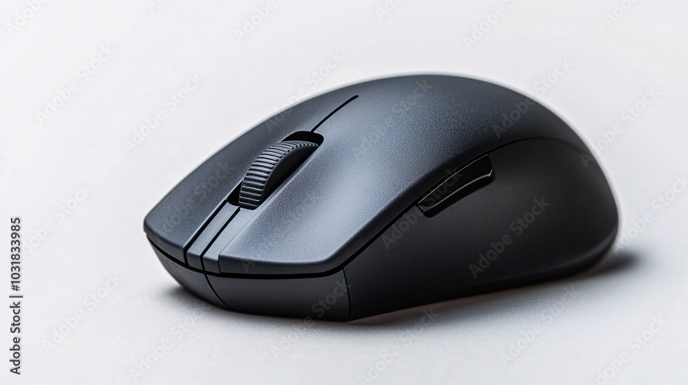 Wireless Computer Mouse on Minimal Background Wireless Computer Mouse on Minimal Background
