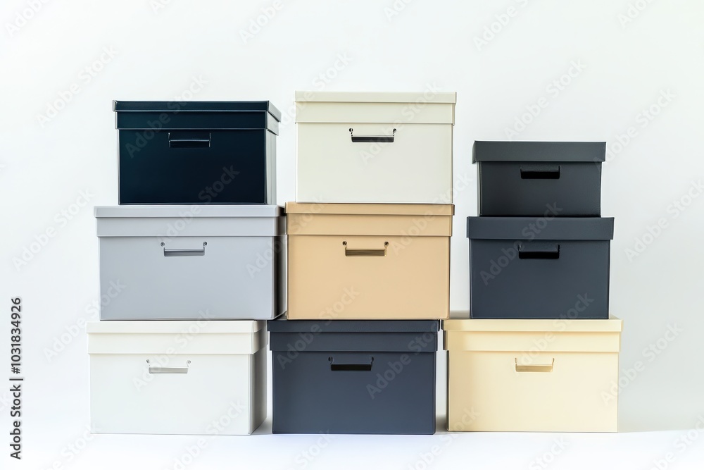 Bankers Boxes in an Office. Office Storage Solutions for Files and Documents Bankers Boxes in an Office. Office Storage Solutions for Files and Documents