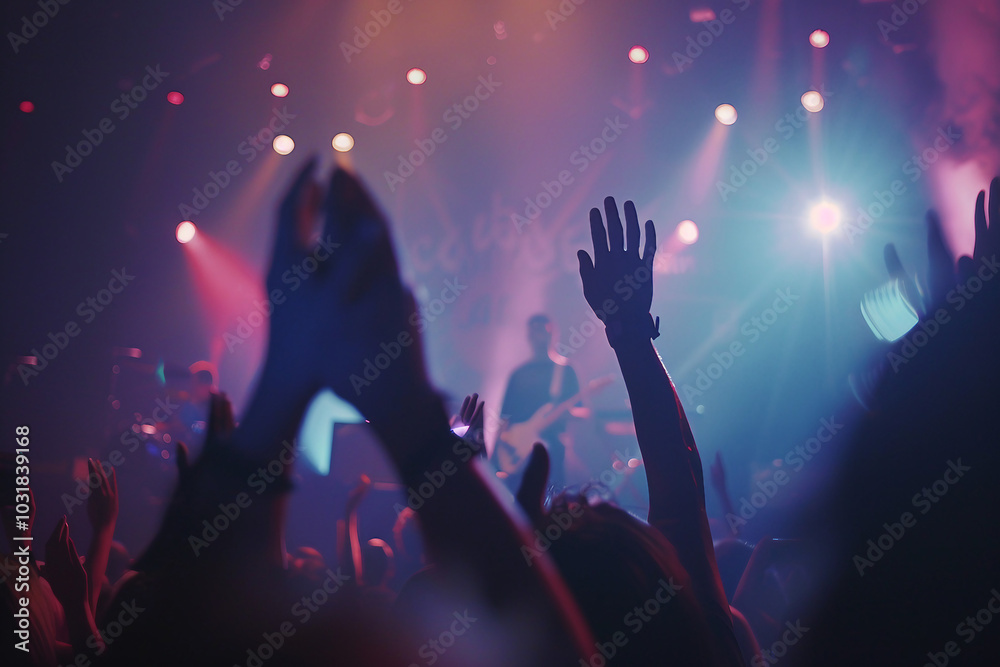 Music deejay at nightclub cool party event, clubbing people Generative AI photo Music deejay at nightclub cool party event, clubbing people Generative AI photo