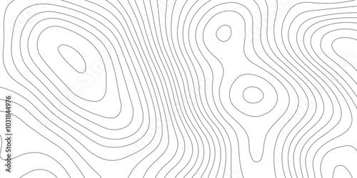 Abstract design with seamless pattern with lines topographic map. geographic mountain relief. the white on black contours topography stylized height of the lines. geographic contour map paper texture.