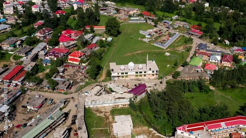 Rawalakot City drone view 4K | Most Beautiful City of Azad Kashmir . Aerial View photo