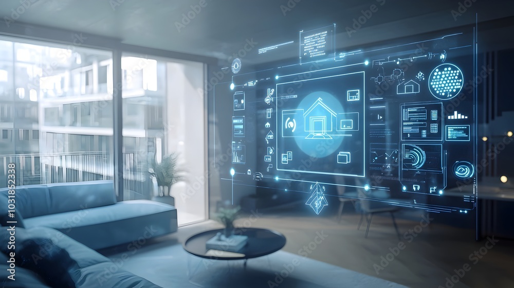 Futuristic Smart Home System with Holographic Interface for Seamless Control Futuristic Smart Home System with Holographic Interface for Seamless Control