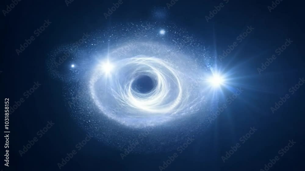 A black background with a few small, faint white lights scattered across it. A black background with a few small, faint white lights scattered across it.