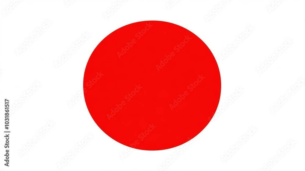A single red dot on a blank white background. A single red dot on a blank white background.