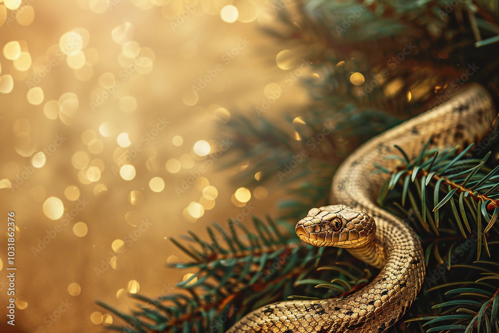 Beautiful greeting card with holiday composition for happy and joy celebrate New Year Beautiful greeting card with holiday composition for happy and joy celebrate New Year
