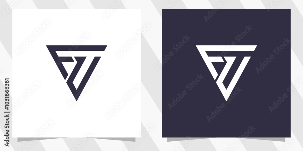 letter fu uf logo design letter fu uf logo design
