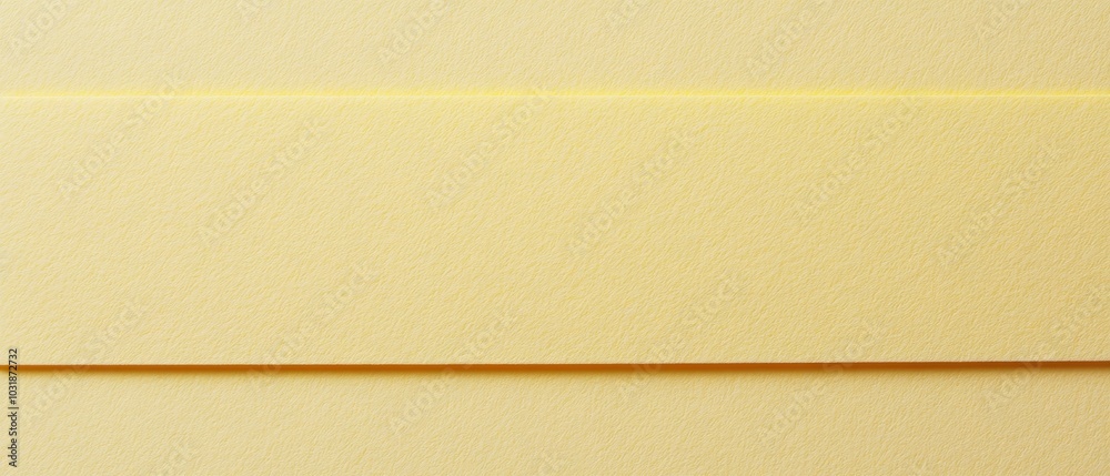 Fototapeta premium Yellow paper with a rectangular cutout on an orange background.
