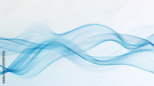 abstract blue wave