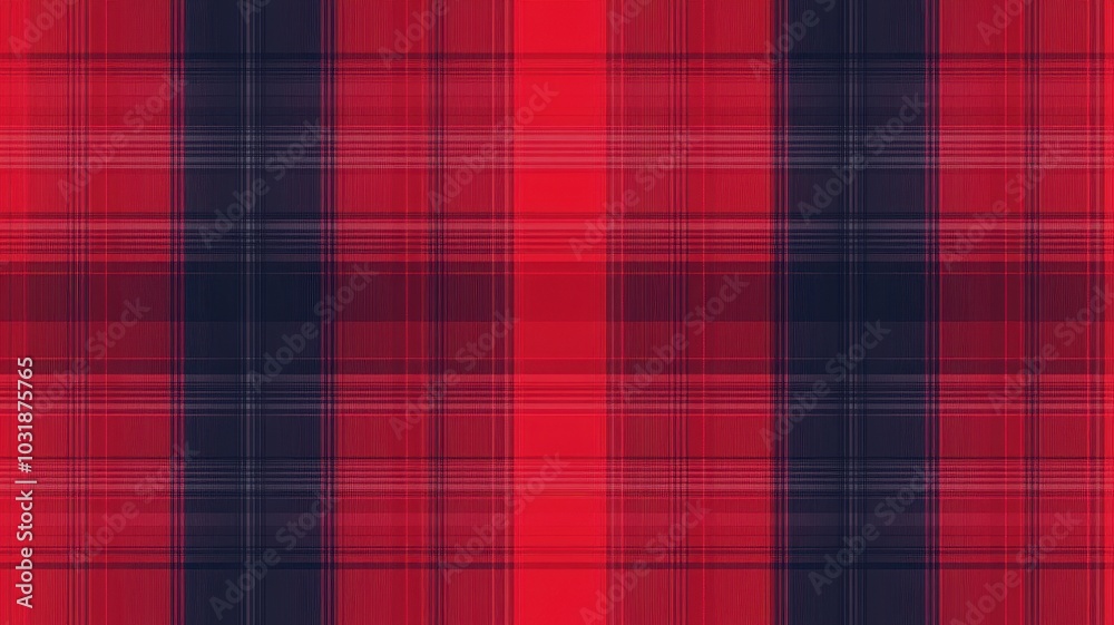 Obraz premium Red tone Feminine tartan check textile,pattern,background fabric seamless,Rug pattern texture plaid,Scottish tartan vichy plaid graphic texture for skirt, scarf,fashion seamless pattern of style.