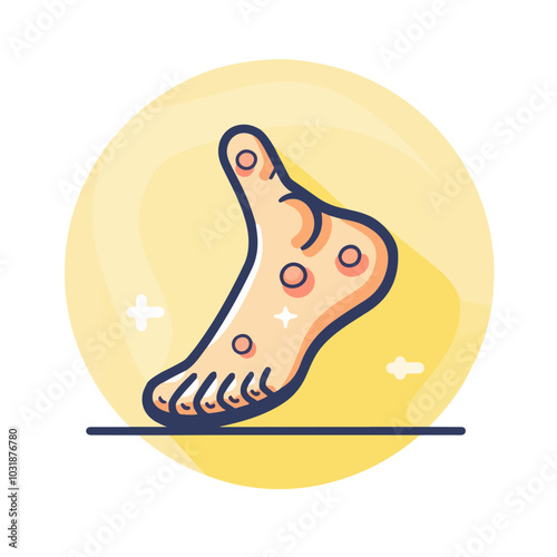 Callus Removal Icon, Clean Vector Design
