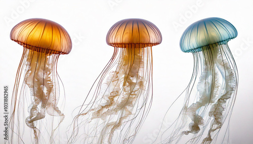 Jellyfish in the sea