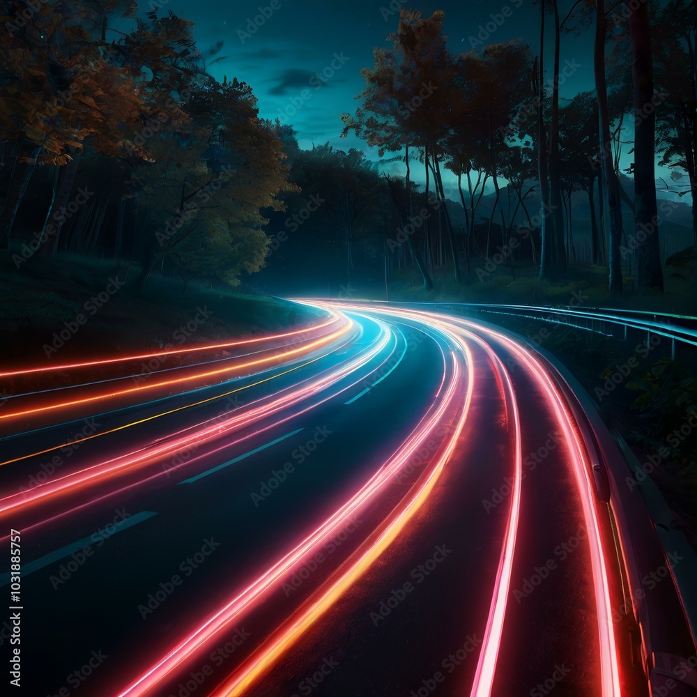 abstract speed lights abstract speed lights