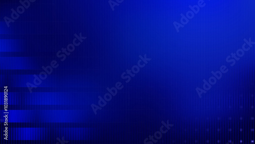 Abstract blue hitech technology background with geometric shape and glowing light. Vector illustration.