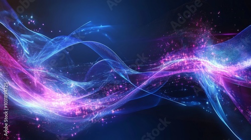 Cosmic Vibrations: Mystical Waves of Energy and Light