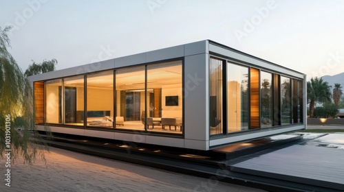 Modern Tiny House in Lush Forest Setting