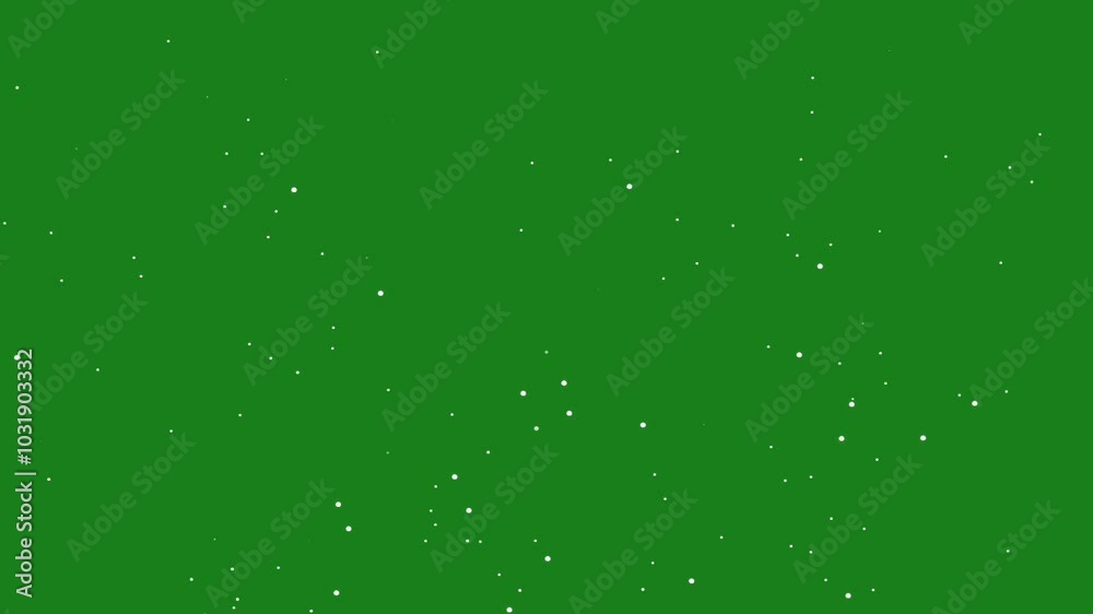 Snowfall overlay across a green screen background. Winter softly falling snow effect animaton background Snowfall overlay across a green screen background. Winter softly falling snow effect animaton background