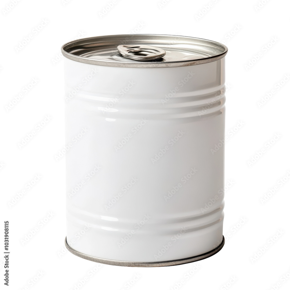 Blank White Soup Can Mockup for Design Transparent Background Blank White Soup Can Mockup for Design Transparent Background