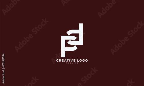 PD FD PZD Abstract initial monogram letter alphabet logo design photo