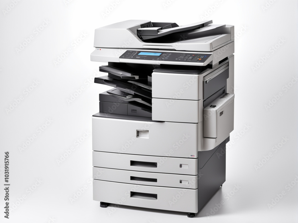 Office Photocopier Isolated on white Office Photocopier Isolated on white