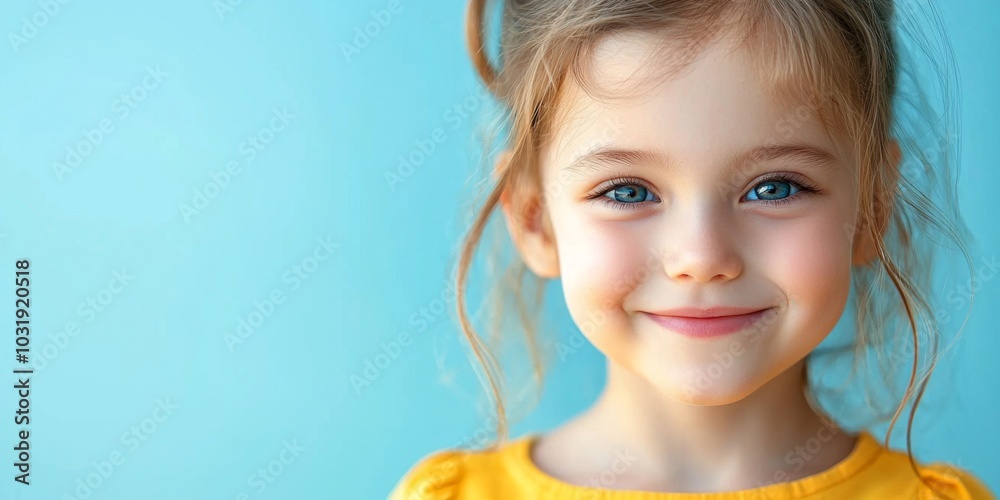 a girl with a cheerful expression, dressed in a bright yellow top a girl with a cheerful expression, dressed in a bright yellow top
