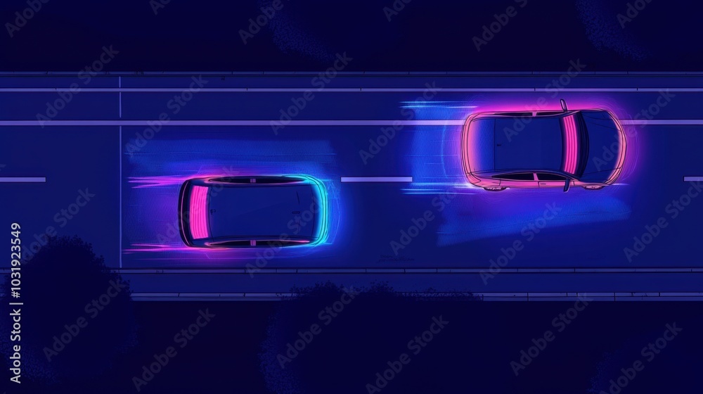 The future of autonomous driving technology full of technology. The future of autonomous driving technology full of technology.