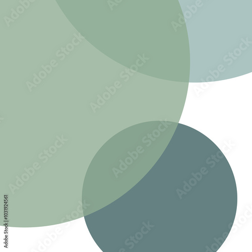 Wallpaper Mural Green circle pattern design element Torontodigital.ca