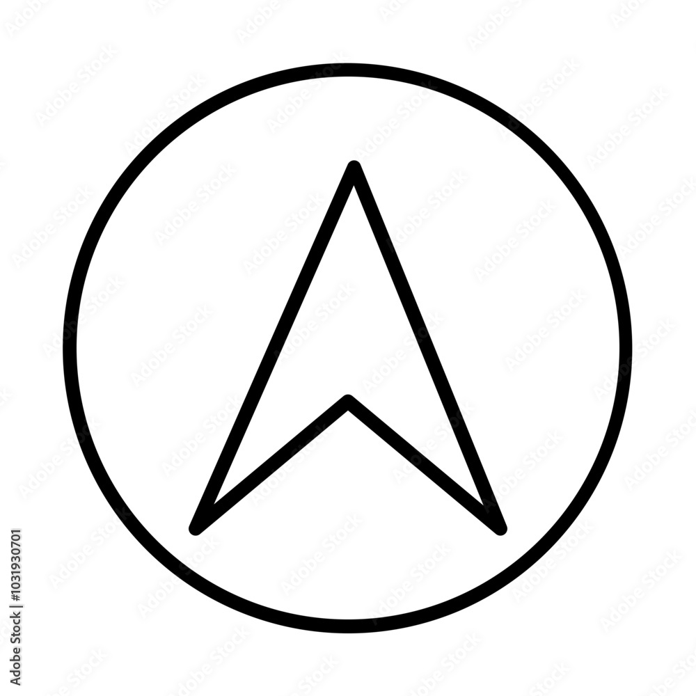 Navigation Arrow line icon Navigation Arrow line icon