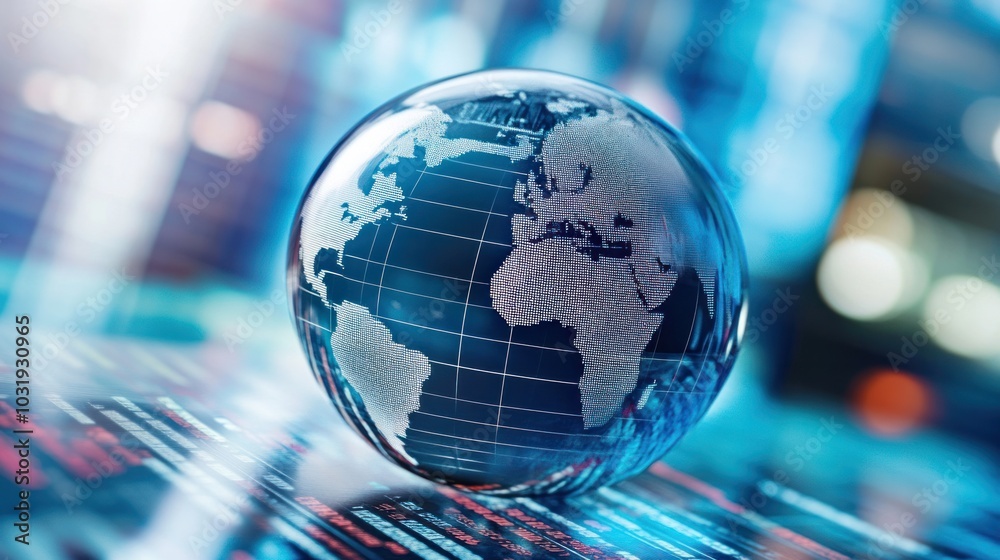A global financial markets analysis being presented to multinational companies, helping them make informed investment decisions