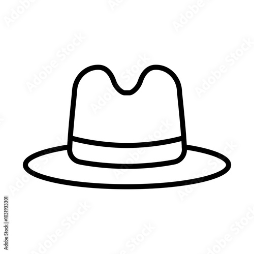 Hat line icon