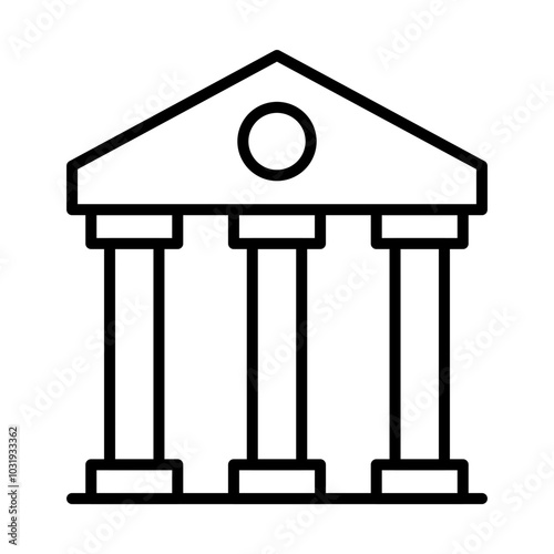 Museum line icon