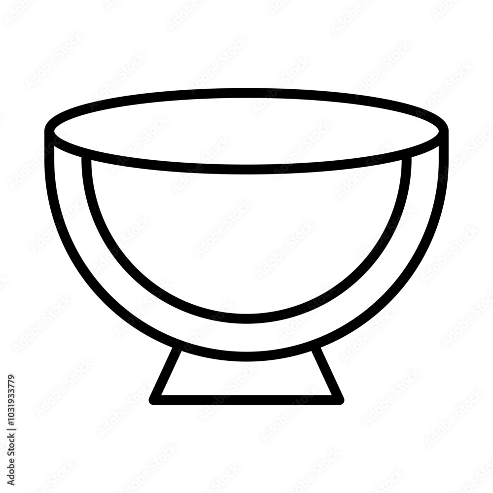 Bowl line icon Bowl line icon