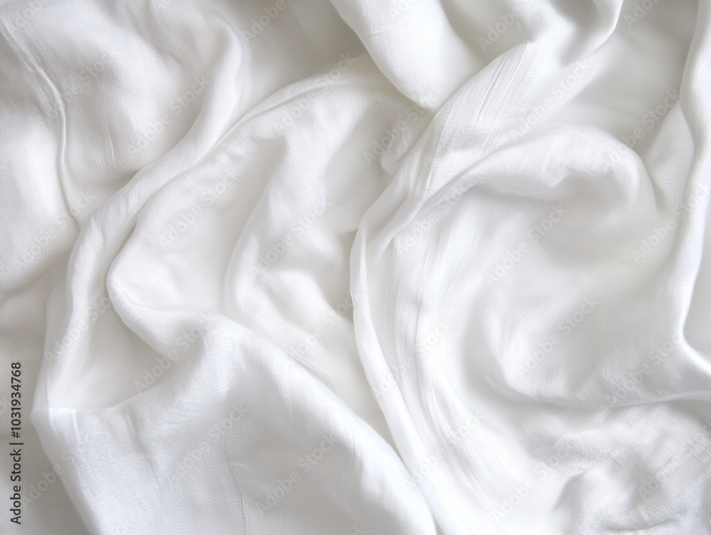 Elegant White Silk Fabric Texture Elegant White Silk Fabric Texture
