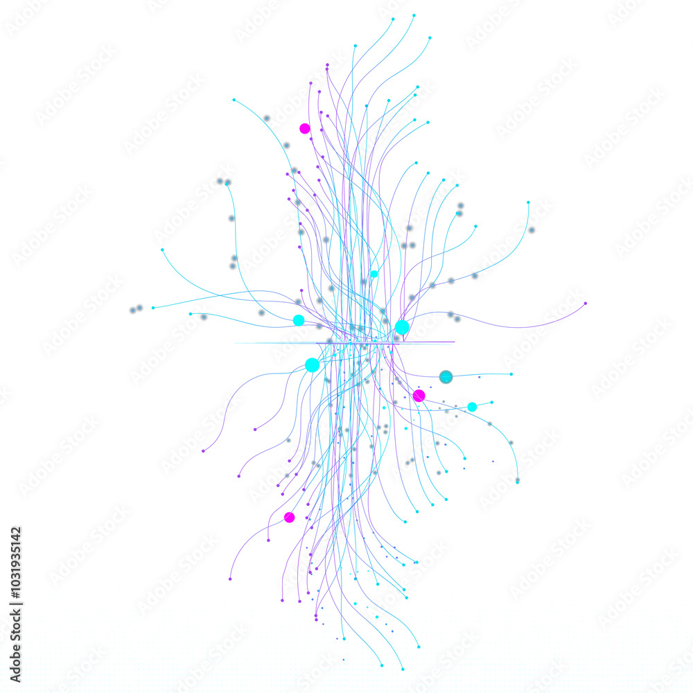 Obraz premium Abstract futuristic digital technology png