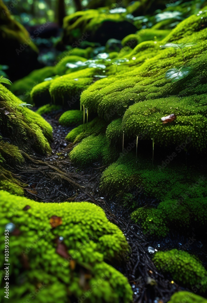 detailed macro image showcasing vibrant green moss textures intricate patterns natural beauty, nature, closeup, organic, lush, foliage, forest, flora detailed macro image showcasing vibrant green moss textures intricate patterns natural beauty, nature, closeup, organic, lush, foliage, forest, flora