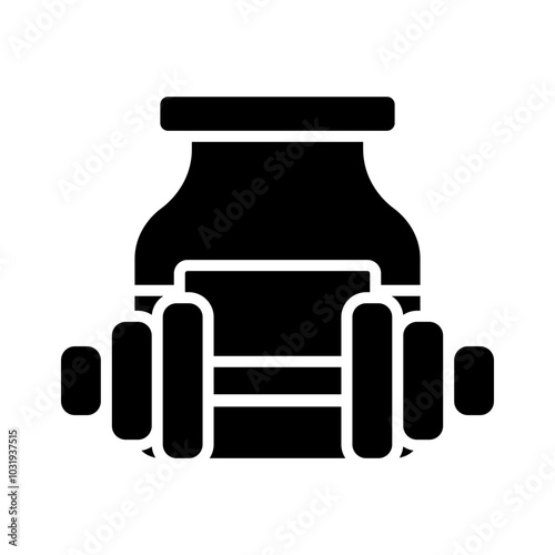 Sports Nutrition glyph icon