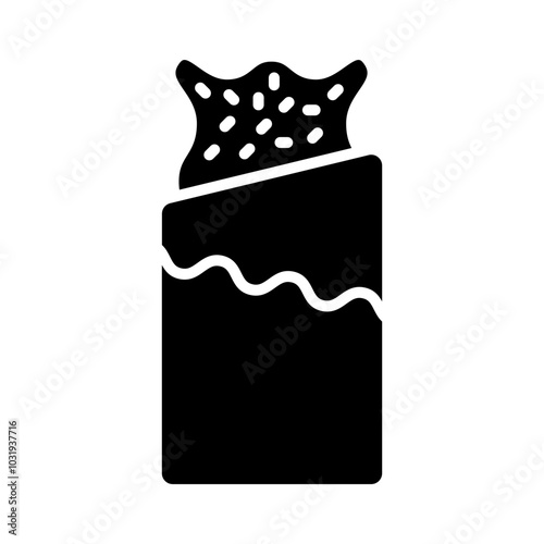 Granola Bar glyph icon