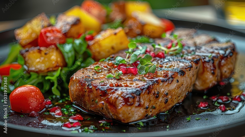 Culinary Experience, vibrant colors, delicious dishes, close-up, detailed Culinary Experience, vibrant colors, delicious dishes, close-up, detailed