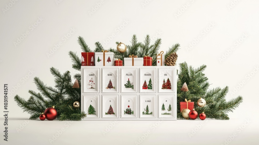 an-elegant-advent-calendar-with-beautifully-illustrated-doors-and