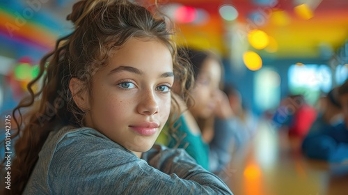 Wallpaper Mural Education and Learning, vibrant colors, educational setting, dynamic scenes, inviting Torontodigital.ca