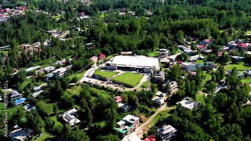 Rawalakot City drone view 4K | Most Beautiful City of Azad Kashmir . Aerial View photo