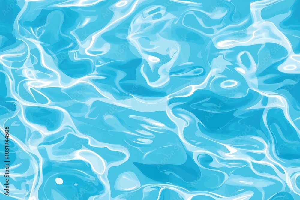 The image is of a blue ocean with ripples and waves. The water appears to be calm and peaceful, creating a serene atmosphere. Anime drawing The image is of a blue ocean with ripples and waves. The water appears to be calm and peaceful, creating a serene atmosphere. Anime drawing