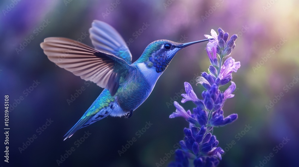 Fototapeta premium Hummingbird in Flight