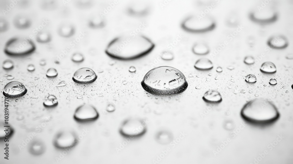 Soft droplets of rain falling gently on a white backdrop, each bead perfectly captured mid-fall, evoking a sense of calm and refreshing rain. Soft droplets of rain falling gently on a white backdrop, each bead perfectly captured mid-fall, evoking a sense of calm and refreshing rain.