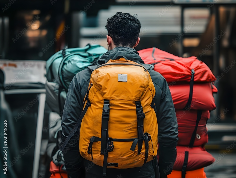 Backpacker Receiving Emotional Support During Trauma Processing in Natural Setting Backpacker Receiving Emotional Support During Trauma Processing in Natural Setting