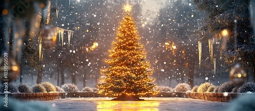 Here is the beautiful scene for the Marry Christmas