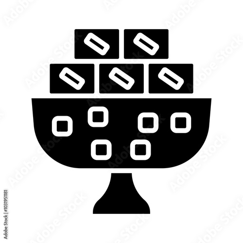Fudge glyph icon