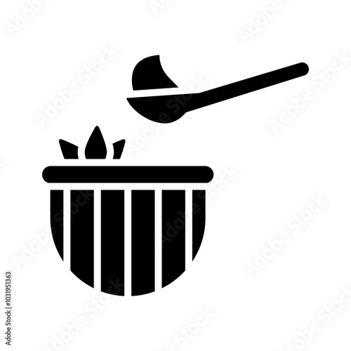 Crème Brûlée glyph icon