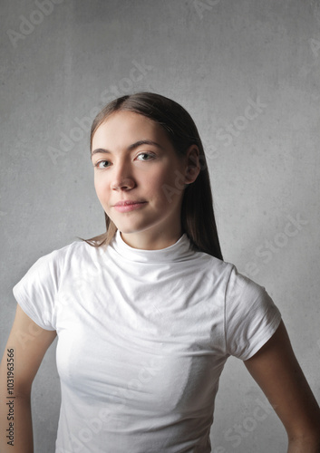 portrait of a young woman