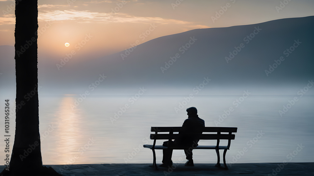 Concept lonely single broken heart. Characters with psychological problems suffer from lack of friends and communication. concept of lonely, sad, alone, person. AI generated image, ai.. Concept lonely single broken heart. Characters with psychological problems suffer from lack of friends and communication. concept of lonely, sad, alone, person. AI generated image, ai..